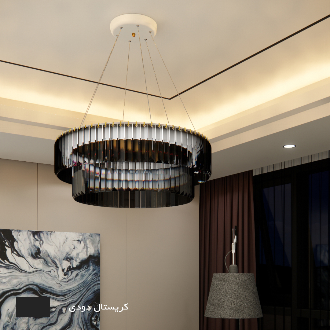 لوستر نورکیا مدل تک حلقه کاردی کد 1R-55K