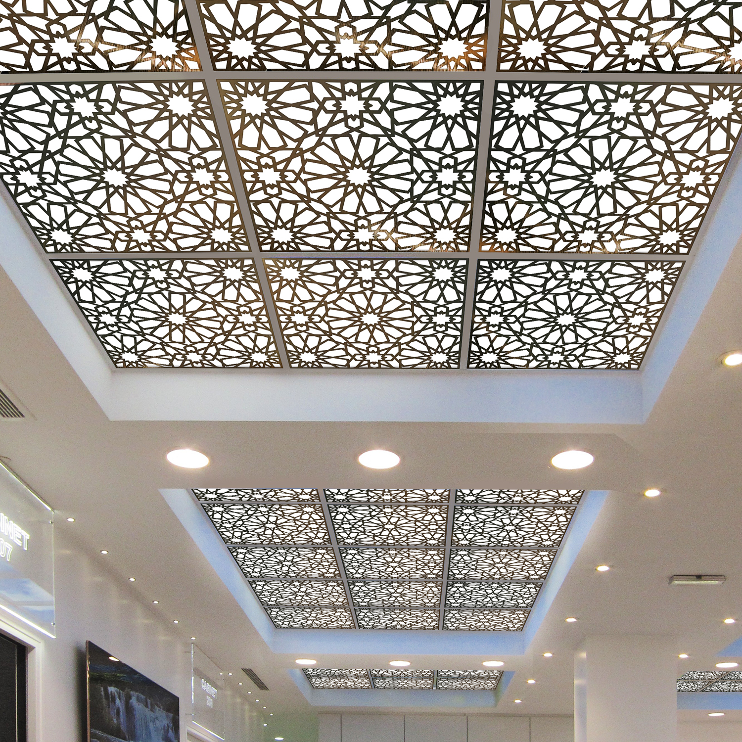 تایل سقفی آسمان مجازی بنی دکو مدل مدل MC04 اندازه 60x60 سانتی متر