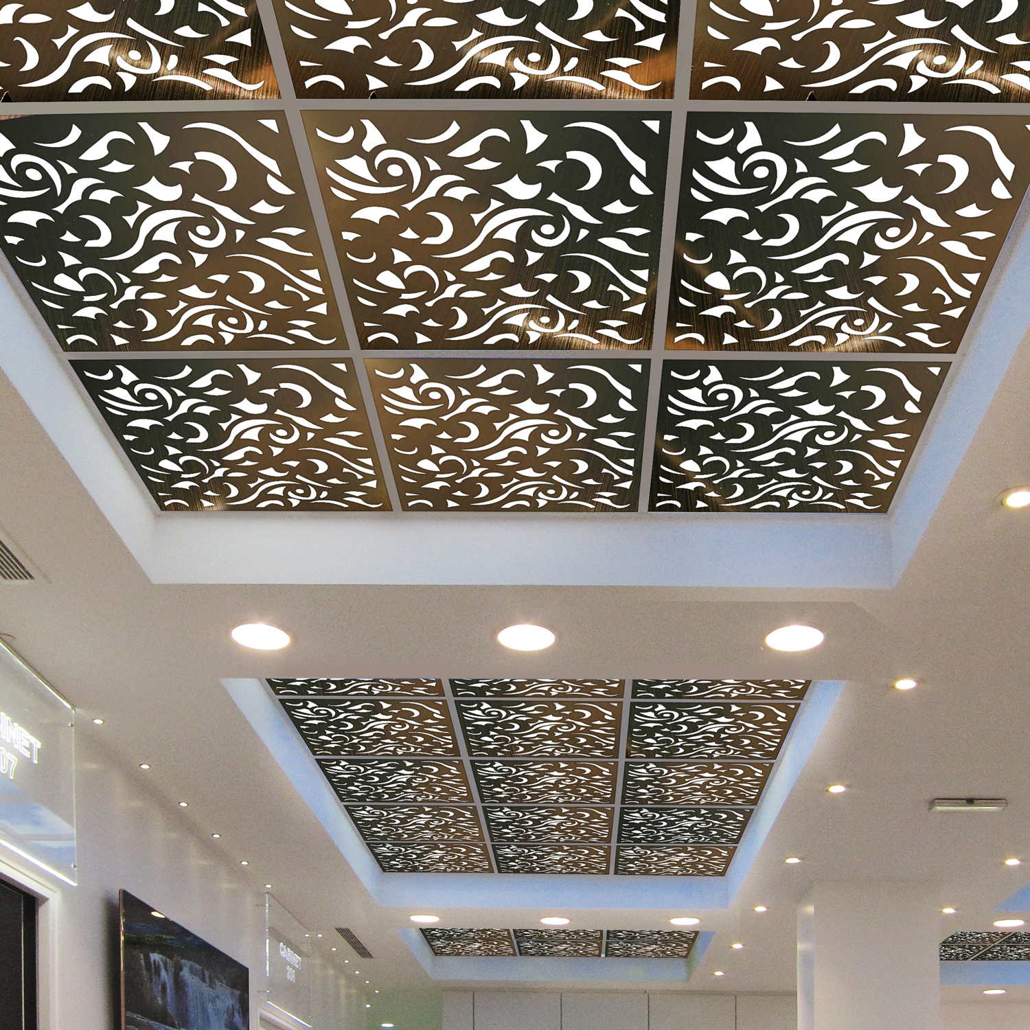 تایل سقفی آسمان مجازی بنی دکو مدل MC23 سایز 60x60 سانتی متر