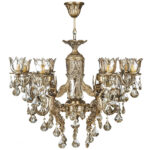 لوستر 12 شعله چشمه نور مدل M3578.4-8-A