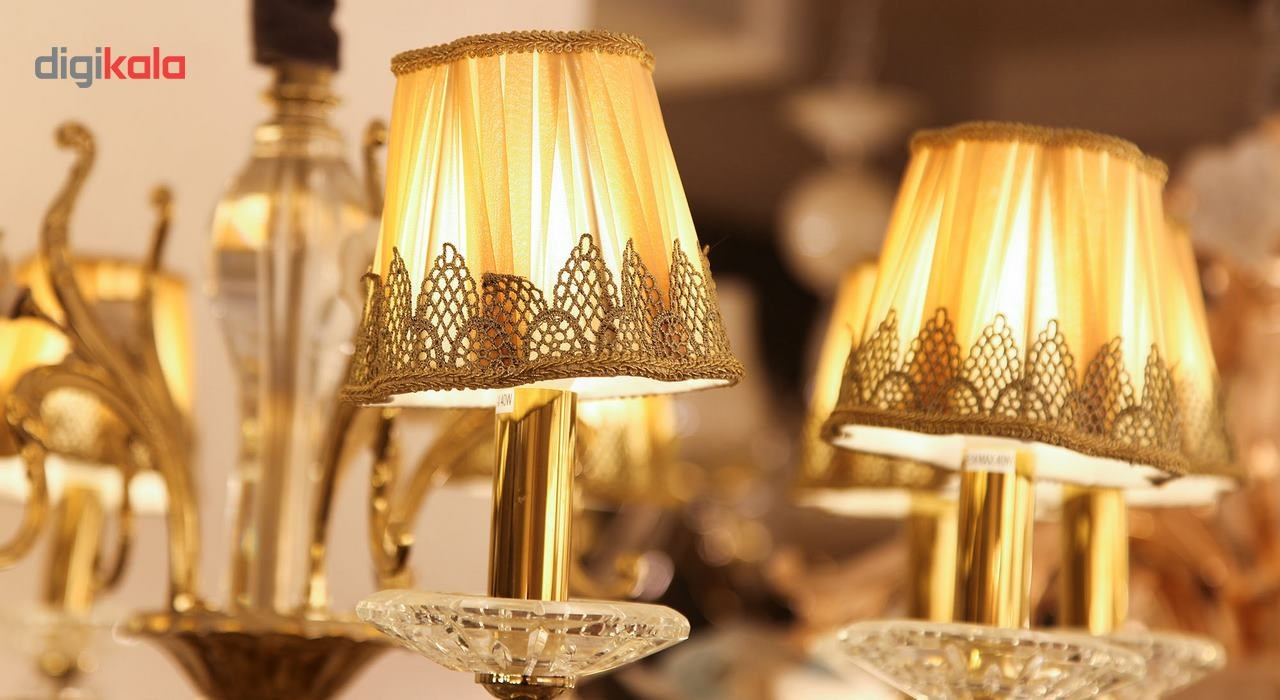 لوستر مجلل10 شعله کد10/ 73625