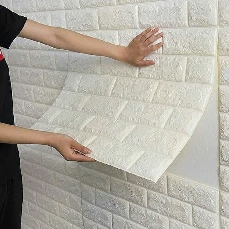 دیوارپوش طرح آجری بسته 4 عددی