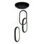 چراغ آویز چشمه نور کد L6407/3BK