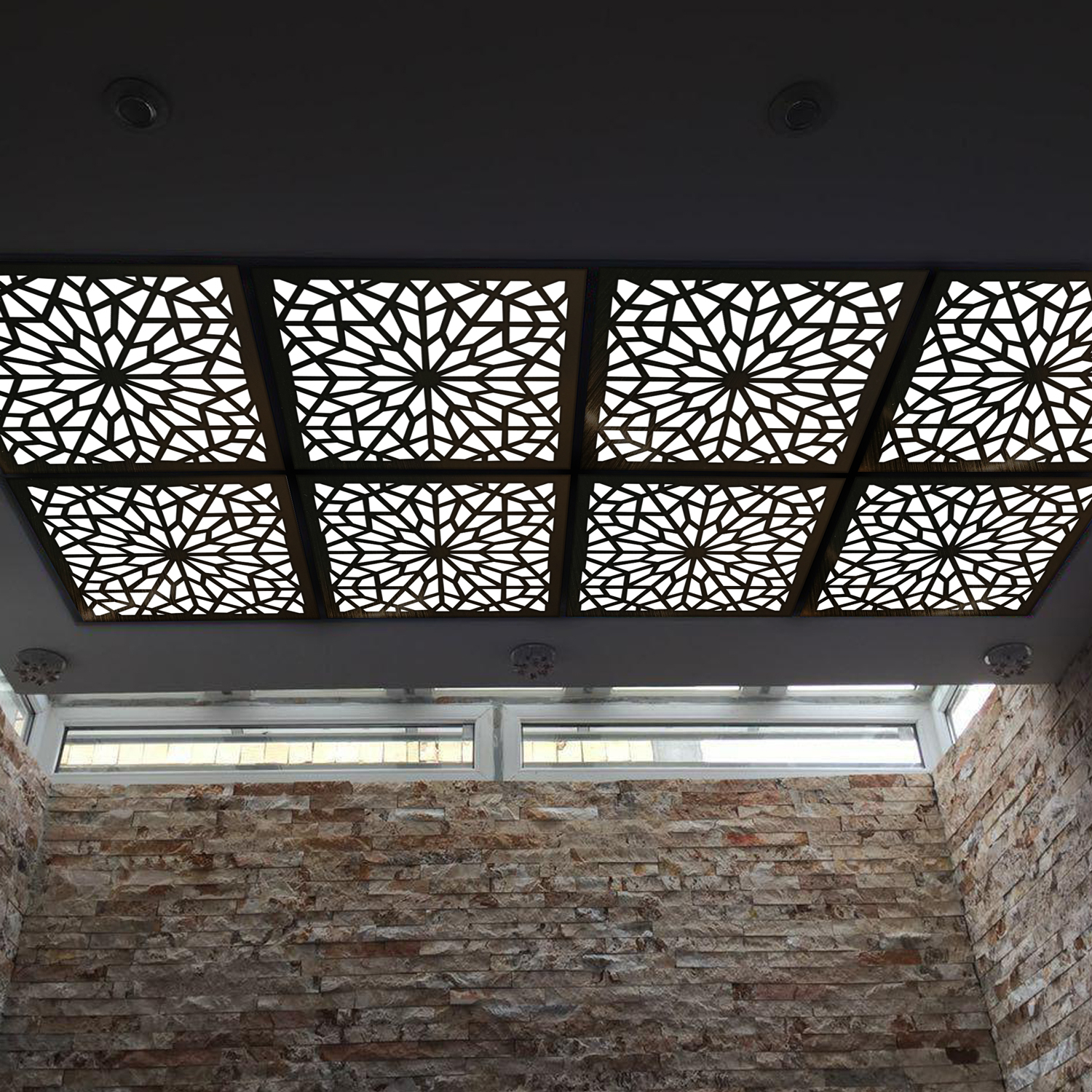 تایل سقفی آسمان مجازی بنی دکو مدل مدل MC05 اندازه 60x60 سانتی متر