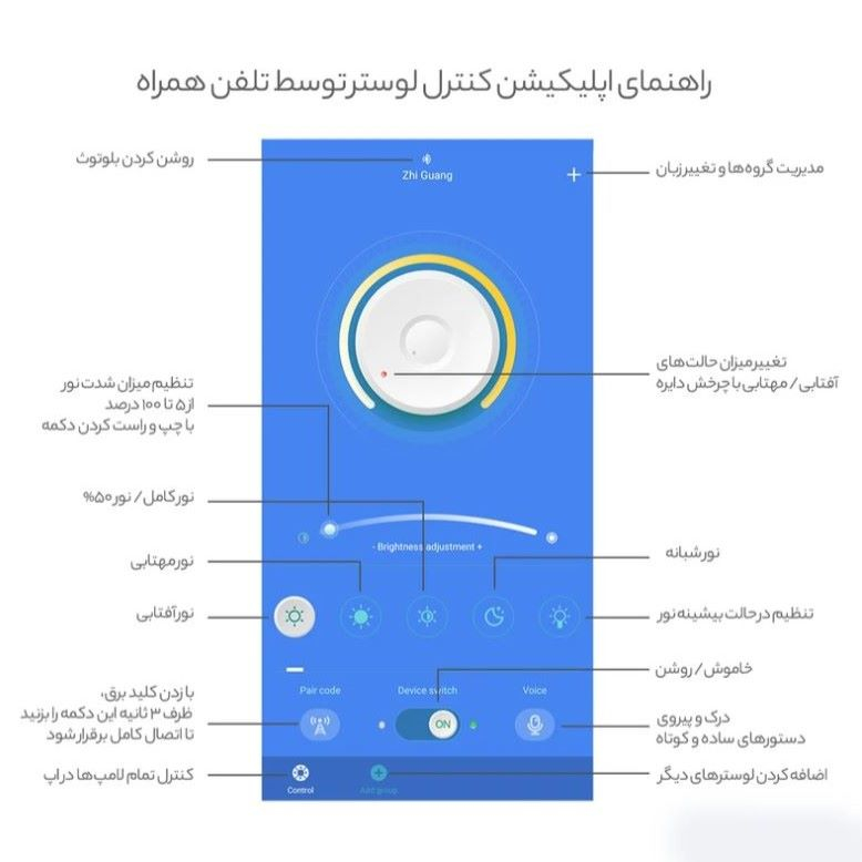 لوستر 1 شعله شاهان تک مدل tudeli/treangel