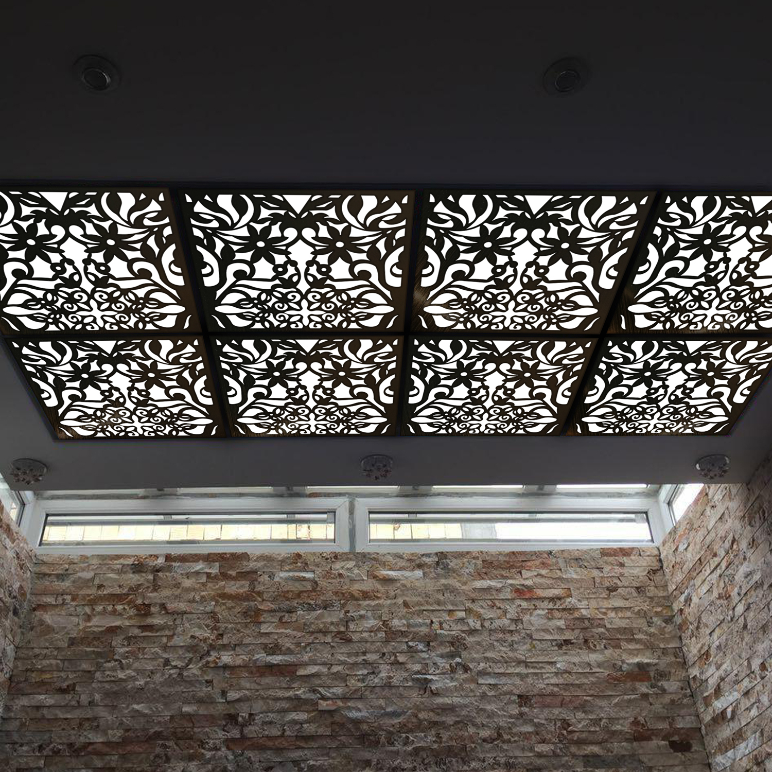 تایل سقفی آسمان مجازی بنی دکو مدل MC20 سایز 60x60 سانتی متر