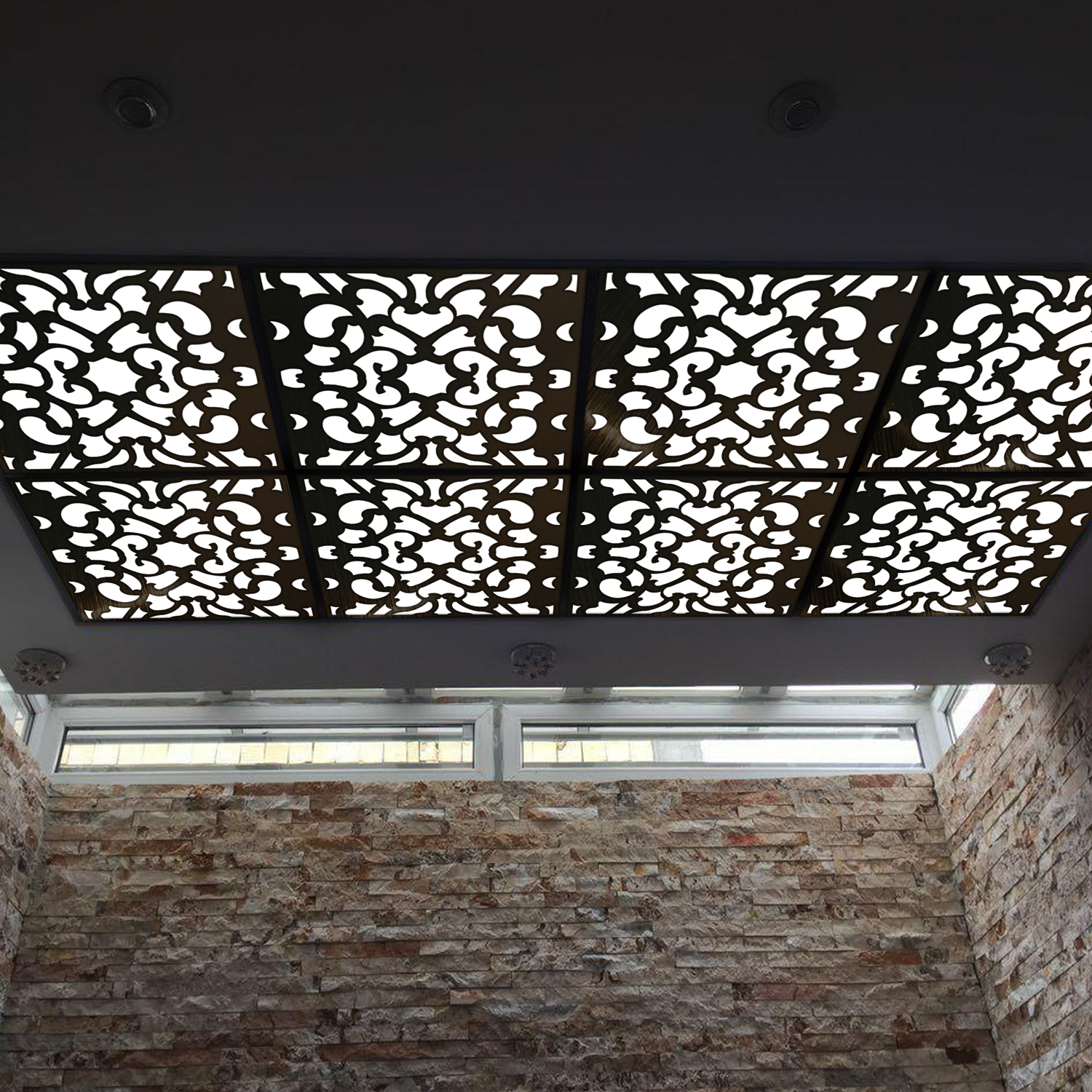 تایل سقفی آسمان مجازی بنی دکو مدل MC28 سایز 60x60 سانتی متر