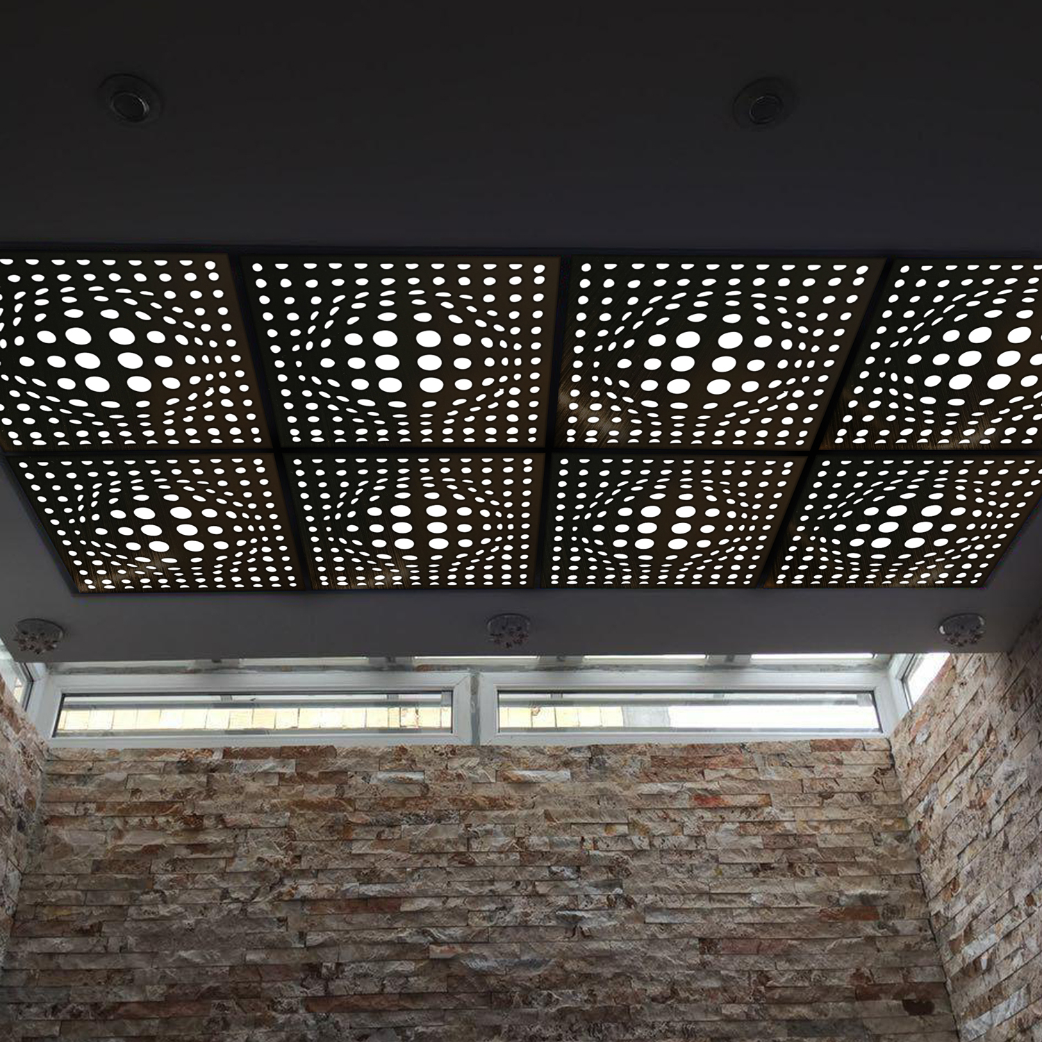 تایل سقفی آسمان مجازی بنی دکو مدل MC29 سایز 60x60 سانتی متر
