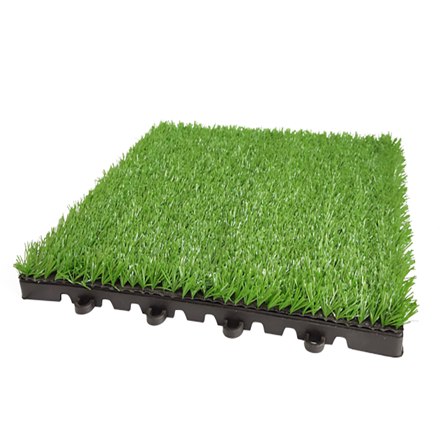 کفپوش مدل تایل چمن مصنوعی نسترن سایز 30x30 سانتی متر بسته 11 عددی