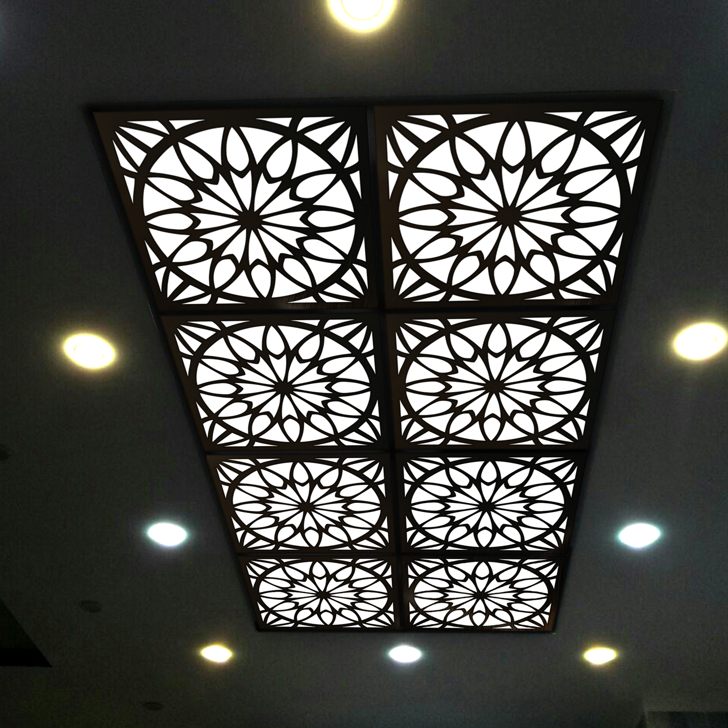 تایل سقفی آسمان مجازی بنی دکو مدل MC57 اندازه 60x60 سانتی متر بسته 4 عددی