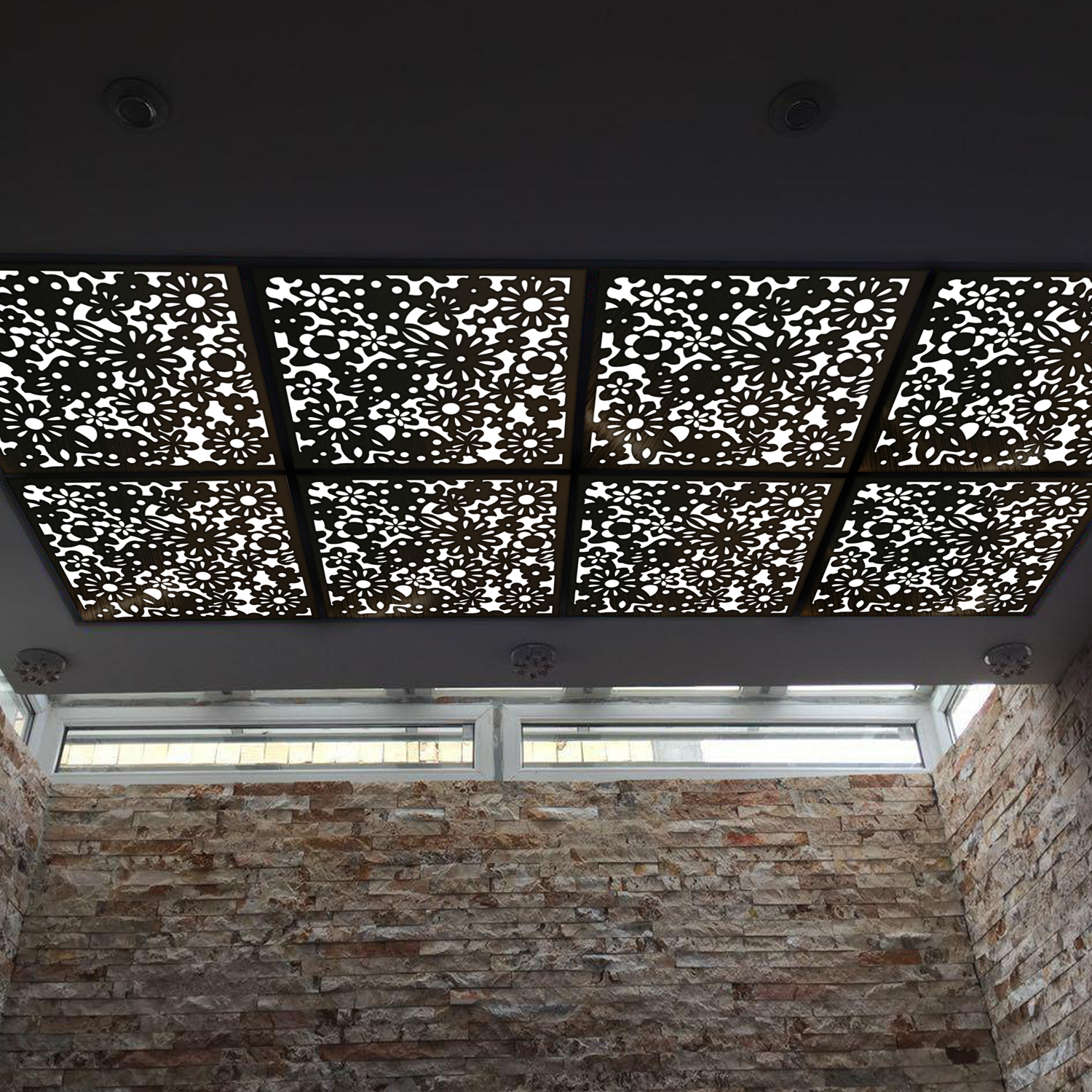 تایل سقفی آسمان مجازی بنی دکو مدل MC19 سایز 60x60 سانتی متر