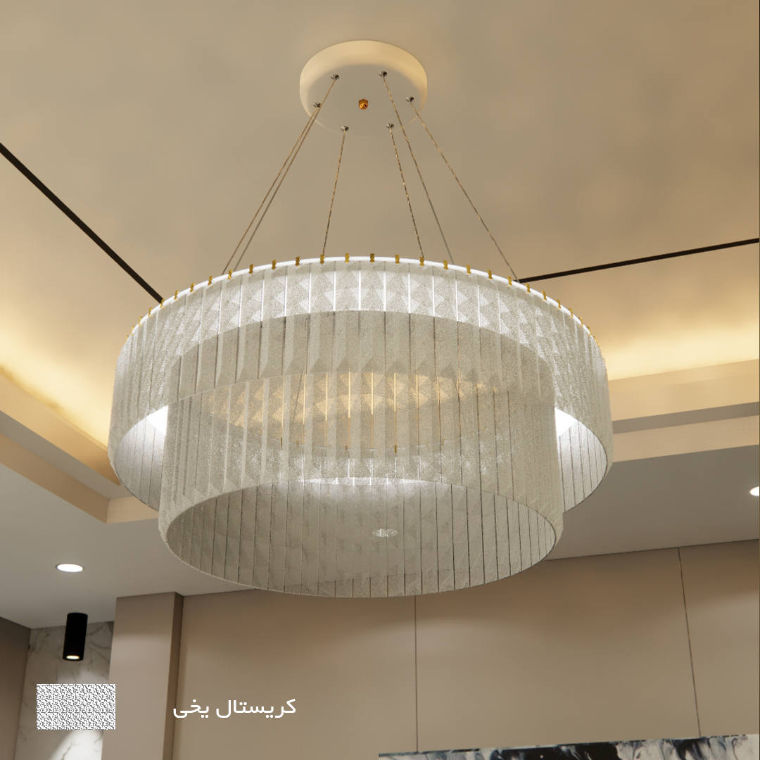 لوستر نورکیا مدل تک حلقه کاردی کد 1R-55K