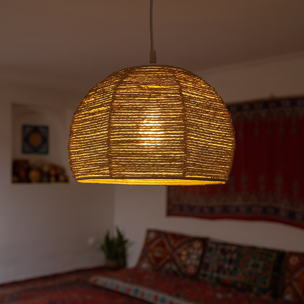 چراغ آویز 1 شعله شاهان تک مدل BOHO 5