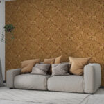 کاغذ دیواری مدل داماسک گلدار کد 5067