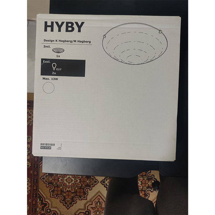 چراغ سقفی ایکیا مدل HYBY
