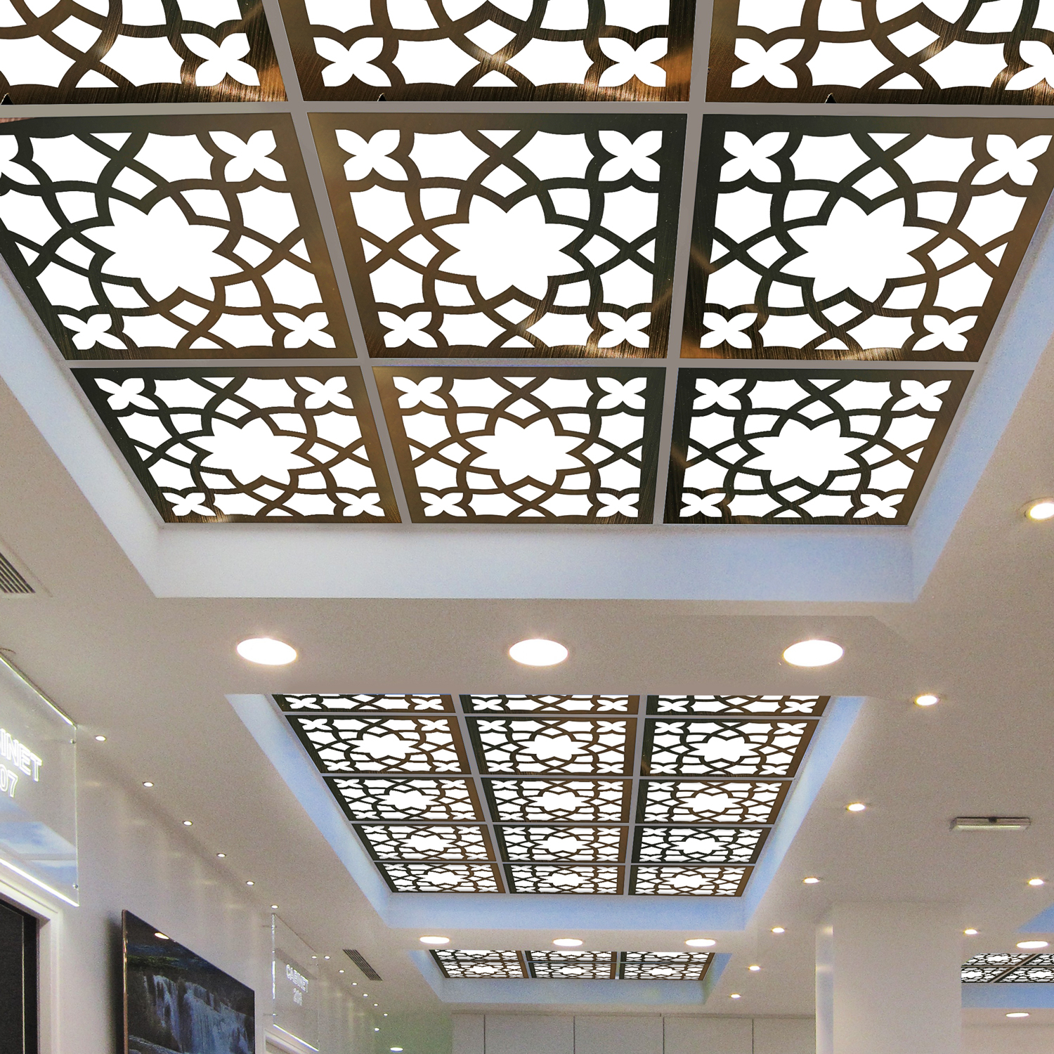تایل سقفی آسمان مجازی بنی دکو مدل  MC  01 اندازه 60x60 سانتی متر