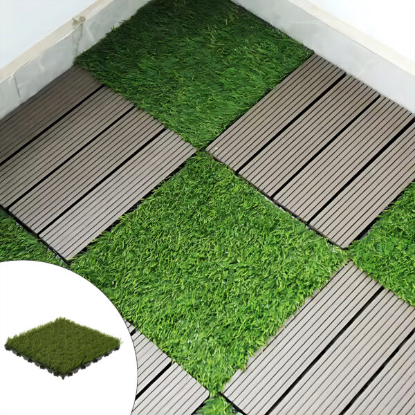چمن مصنوعی مدل تایل کلیک سایز 30x30 سانتی متر