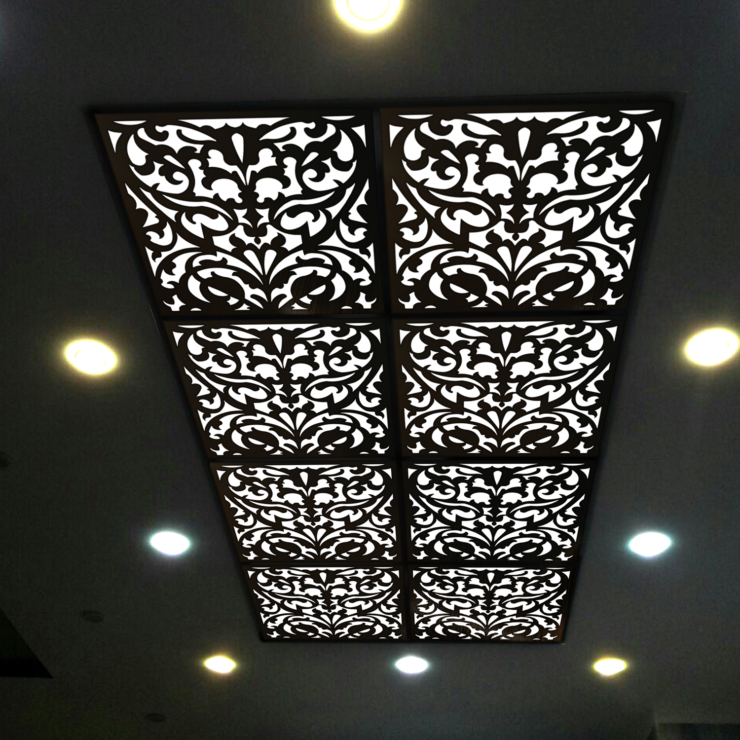 تایل سقفی آسمان مجازی بنی دکو مدل MC21 سایز 60x60 سانتی متر بسته 4 عددی