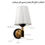 لوستر دیواری مدل تارا