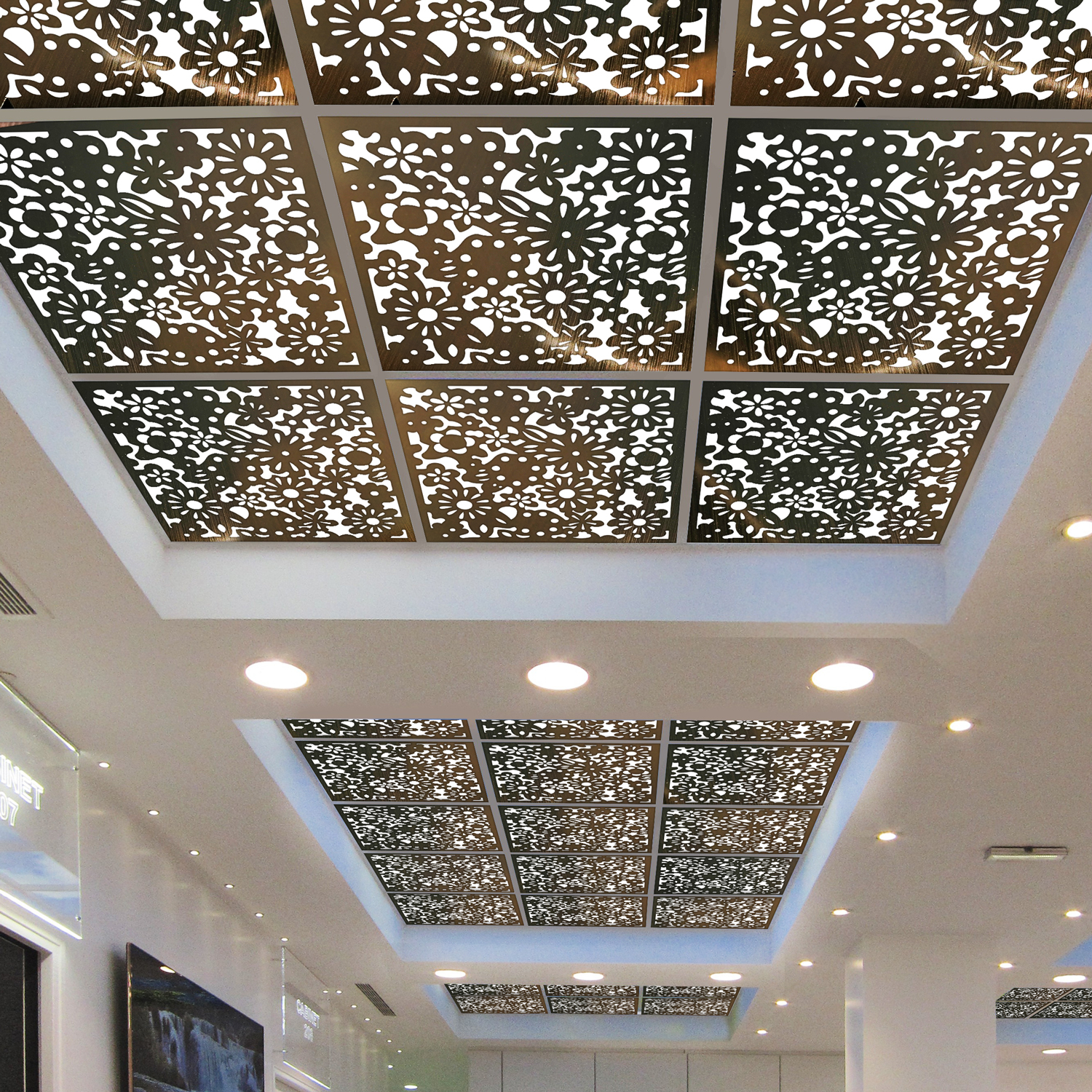 تایل سقفی آسمان مجازی بنی دکو مدل MC19 سایز 60x60 سانتی متر