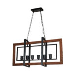 لوستر 6 شعله چشمه نور کد A1339/6