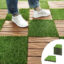 چمن مصنوعی مدل تایل سایز 30x30 سانتی متر بسته ده عددی