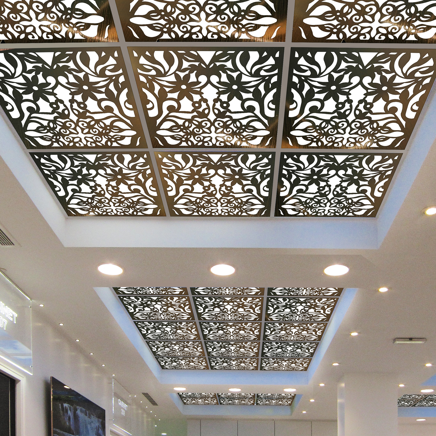 تایل سقفی آسمان مجازی بنی دکو مدل MC20 سایز 60x60 سانتی متر