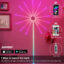 چراغ تزئینی مدل دیواری RGB-Smart طرح آتش بازی