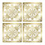 تایل سقفی آسمان مجازی بنی دکو مدل MC47 اندازه 60x60 سانتی متر مجموعه 4 عددی