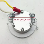 چراغ هالوژن 4 وات مدل چشمی توکار بسته 2 عددی - تصویر 3