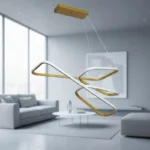 لوستر 1 شعله نور از ما رشکان مدل TUDELI.RECTANGLE - تصویر 3