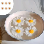 شمع شناور مدل گل مارگاریت بسته 6 عددی - تصویر 2