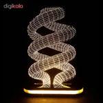 چراغ خواب طرح لامپ کم مصرف کد 1104 - تصویر 2