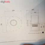هواکش سانتیرفیوژ دمنده مدل BEF-14-7V2SS - تصویر 6