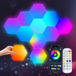 چراغ تزئینی مدل شش ضلعی Smart Light Panels بسته 6 عددی - تصویر 12