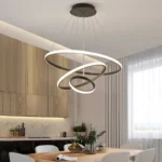 لوستر مدل سه حلقه آویز مدرن کد OBM301 - تصویر 5