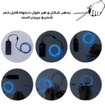 ریسه نئون مدل بلک لایت طول 3 متر - تصویر 3