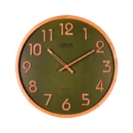 ساعت دیواری کوارتز لوتوس مدل WD-1326-WAL/GREEN - تصویر 3