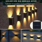 چراغ خورشیدی سولونیکس مدل 4LED-Solar-Wall Lamp - تصویر 4