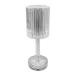 چراغ رومیزی مدل منشوری ریموت دار طرح لمسی شارژی کد RGB