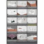 کناف پیش ساخته سقف مدل آرک طرح مربع کد AR 07 - تصویر 6