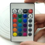 ریسه نئون فلکسی مدل 4 سیم 12V-RGB طول 5 متر - تصویر 3
