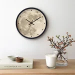 ساعت دیواری سال بردز طرح ماه نقطه دار مدل CW-Moon Point - تصویر 3