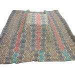 لحاف کرسی مدل دست دوز طرح لوزی سایز 350×350 سانتی متر - تصویر 4