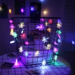 ریسه ال ای دی طرح برف طول 4 متر - تصویر 3