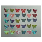 پروانه تزئینی مدل butterfly بسته 12 عددی - تصویر 3