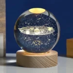 چراغ خواب مدل گوی کریستالی منظومه شمسی 3D - تصویر 3