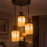 چراغ آویز 3 شعله شاهان تک مدل 3CARDI/B - تصویر 3