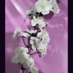 گل مصنوعی مدل شاخه شکوفه گلریزه - تصویر 5