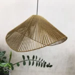 لوستر تزئینی مدل مکرومه دست ساز موجی کد ۰۲ - تصویر 2